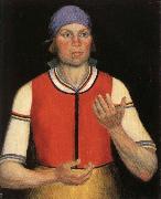 Kasimir Malevich The Working Woman oil